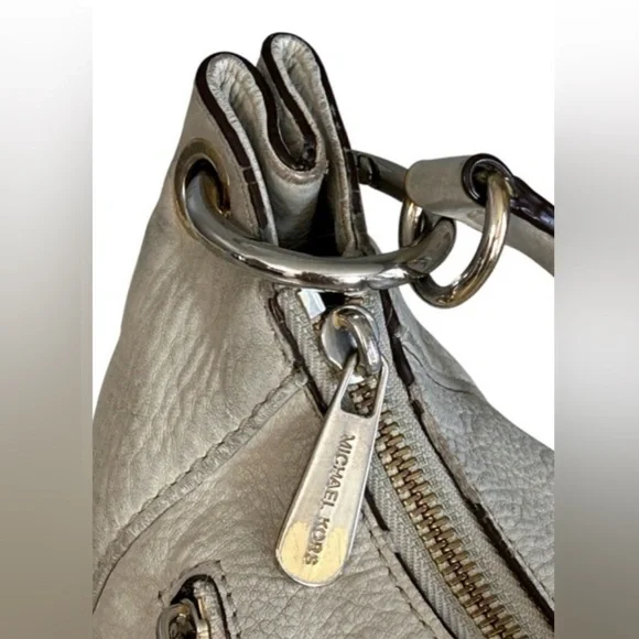 Michaels Kors Leather Hobo Satchel Purse Bag - Picture 10 of 16